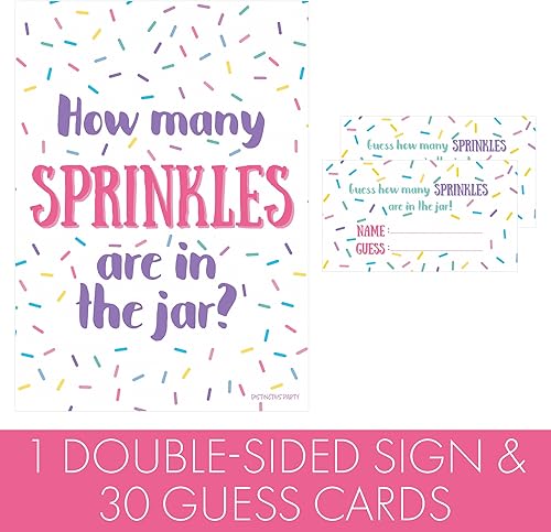 Miniatura 3 de Cuántas chispas en el juego de fiesta Jar (Firmar con tarjetas)