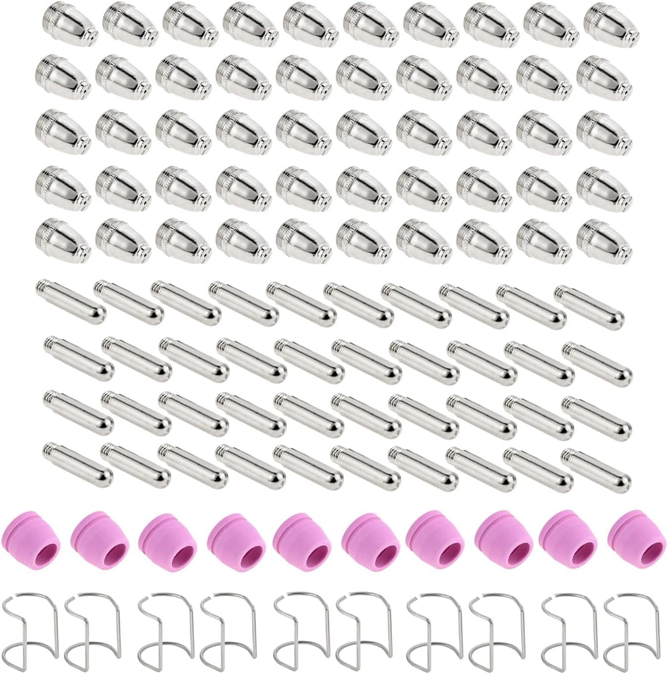 Kit De Consommables Pour Coupeur Plasma WSD60 - Buses SG-55, électrodes AG-60, Torche WSD-60P (26 Pièces)