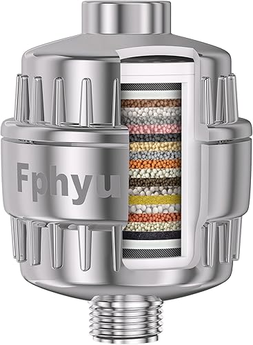 El filtro de ducha tiene una salida de alto flujo limpieza de agua de ducha, mejor condición de la piel, cabello, alta capacidad de filtración para