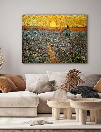 Vista 912 de DECORARTS - Almond Blossom Tree - Vincent Van Gogh Art Reproduction. Giclee Canvas Prints Wall Art for Home Decor 30x24