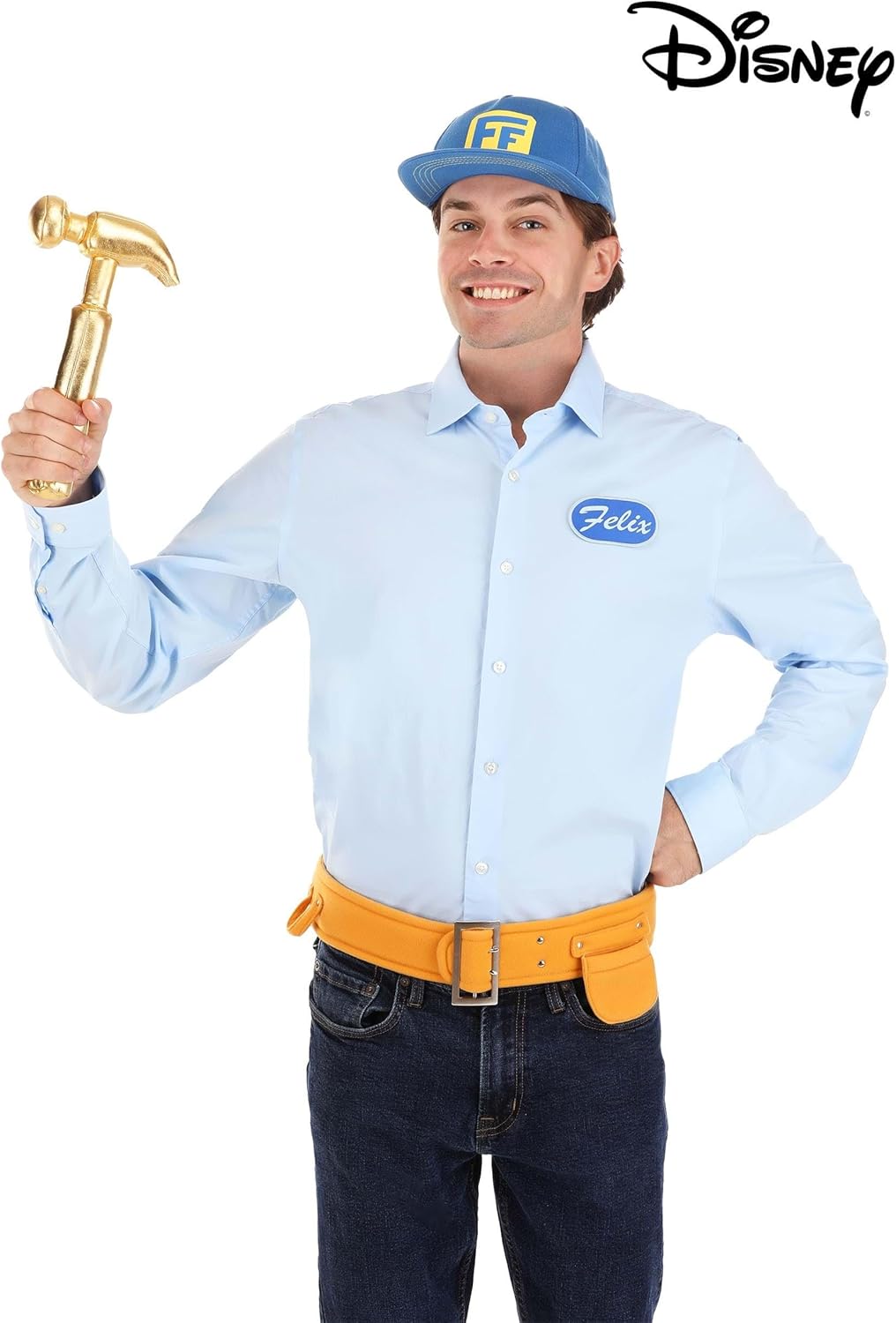 Adult Disney Wreck it Ralph Fix it Felix Costume Kit | Disney Accessories