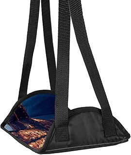 Reposapiés para oficina bajo el escritorio, hamaca para trabajo, avión, viajes, Torre Eiffel, París, reposapiés, altura ajustable con almacenamiento