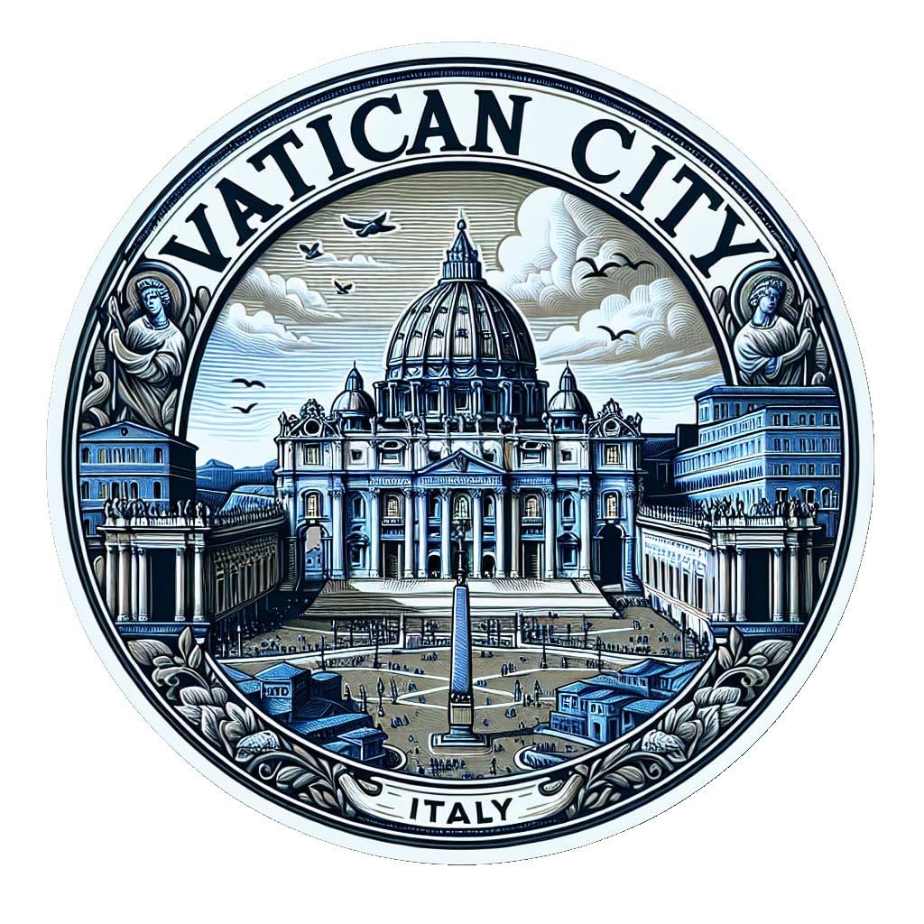 Vatican City Italy Souvenir Vinyl Decal Sticker 2-Inch