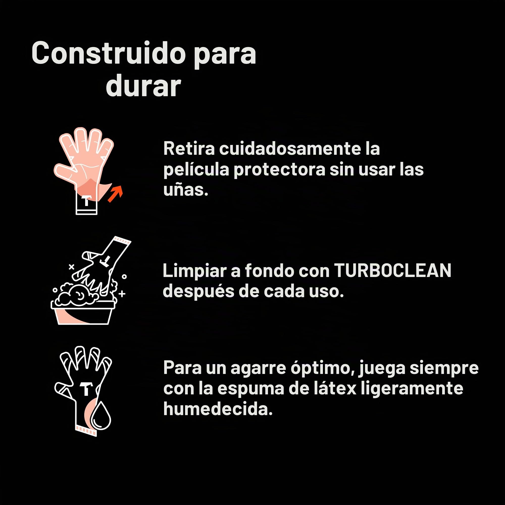 T1TAN Classic 1.0 Black-out - Guantes de Portero - sin protección para los Dedos - Guantes de fútbol para porteros - Talla 9
