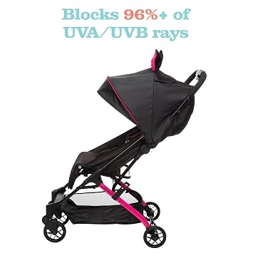 ديزني ميكي ماوس Teeny Ultra Compact Stroller ، دعنا نذهب ميكي! ، أسود