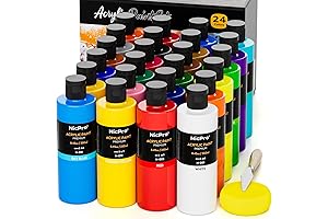 Nicpro Acrylic Paint Bulk Set