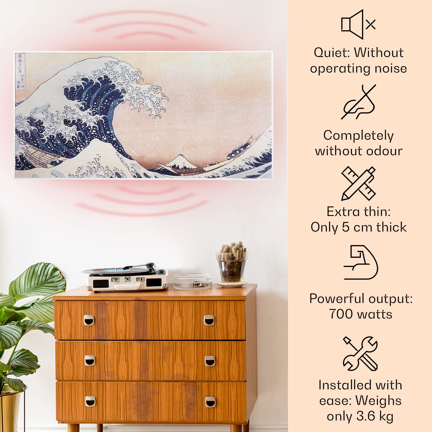 Klarstein Smart Infrared Heater, 700W Infrared Panel Heater, Bathroom  Electric Heater w/IoT/WiFi App Control, Electric Heater Wall Mounted,  CO2-Free Wall Mounted Electric Heater for Home Low Energy : Amazon.co.uk:  DIY u0026 Tools