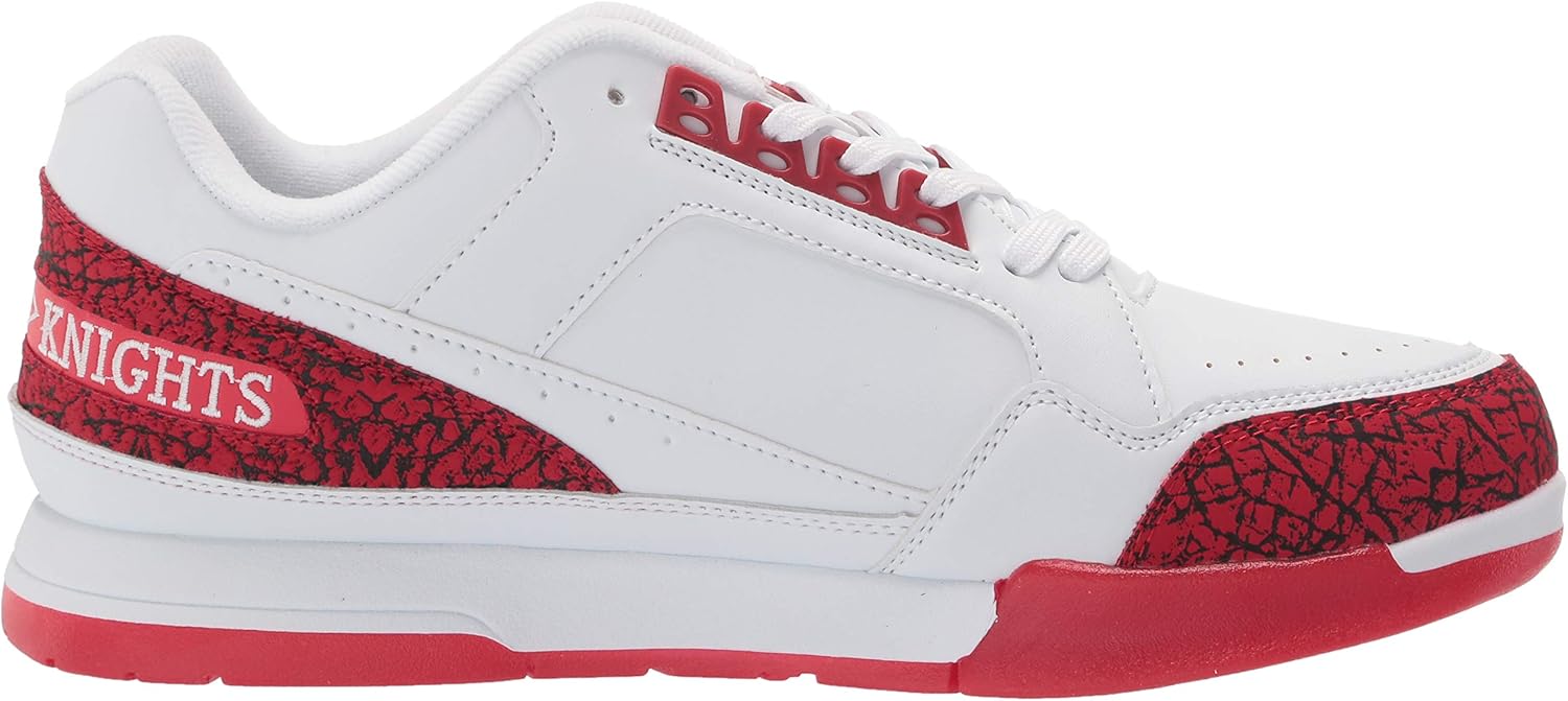British Knights Metros Men's Oxford Sneaker 11 White/Mars Red