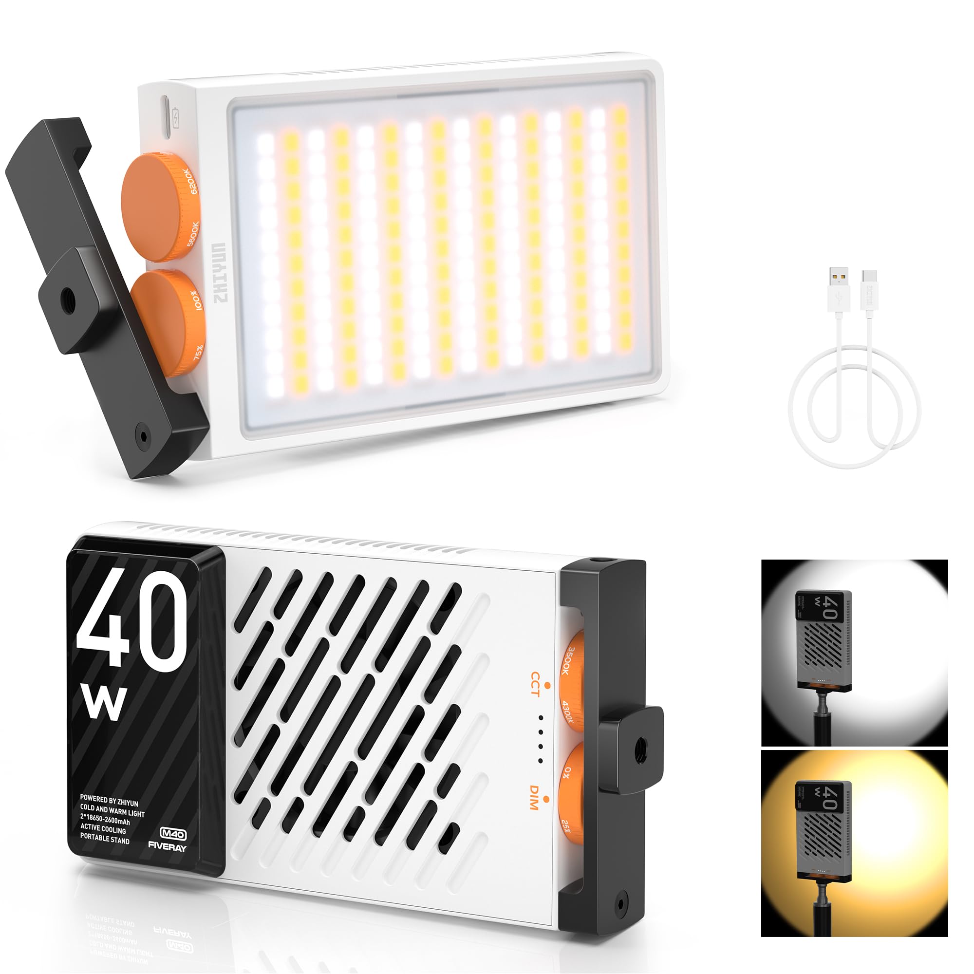 その他 ZHIYUN FIVERAY M40 40W Amazon.com : ZHIYUN FIVERAY M40 Video Light [Official], 40W