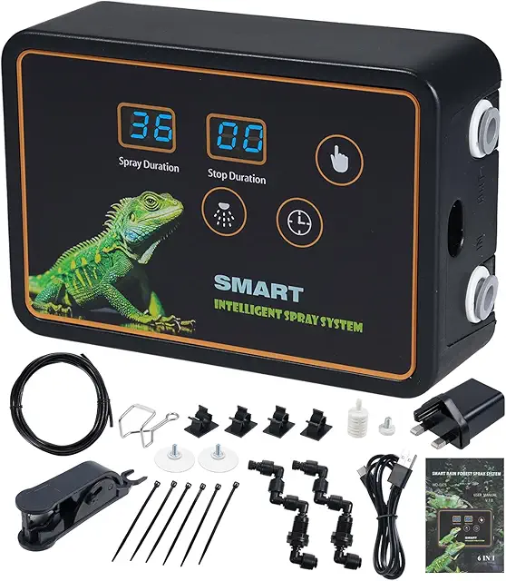 Weytoll Smart Reptile Misting System - Terrarium Humidifier with Timer
