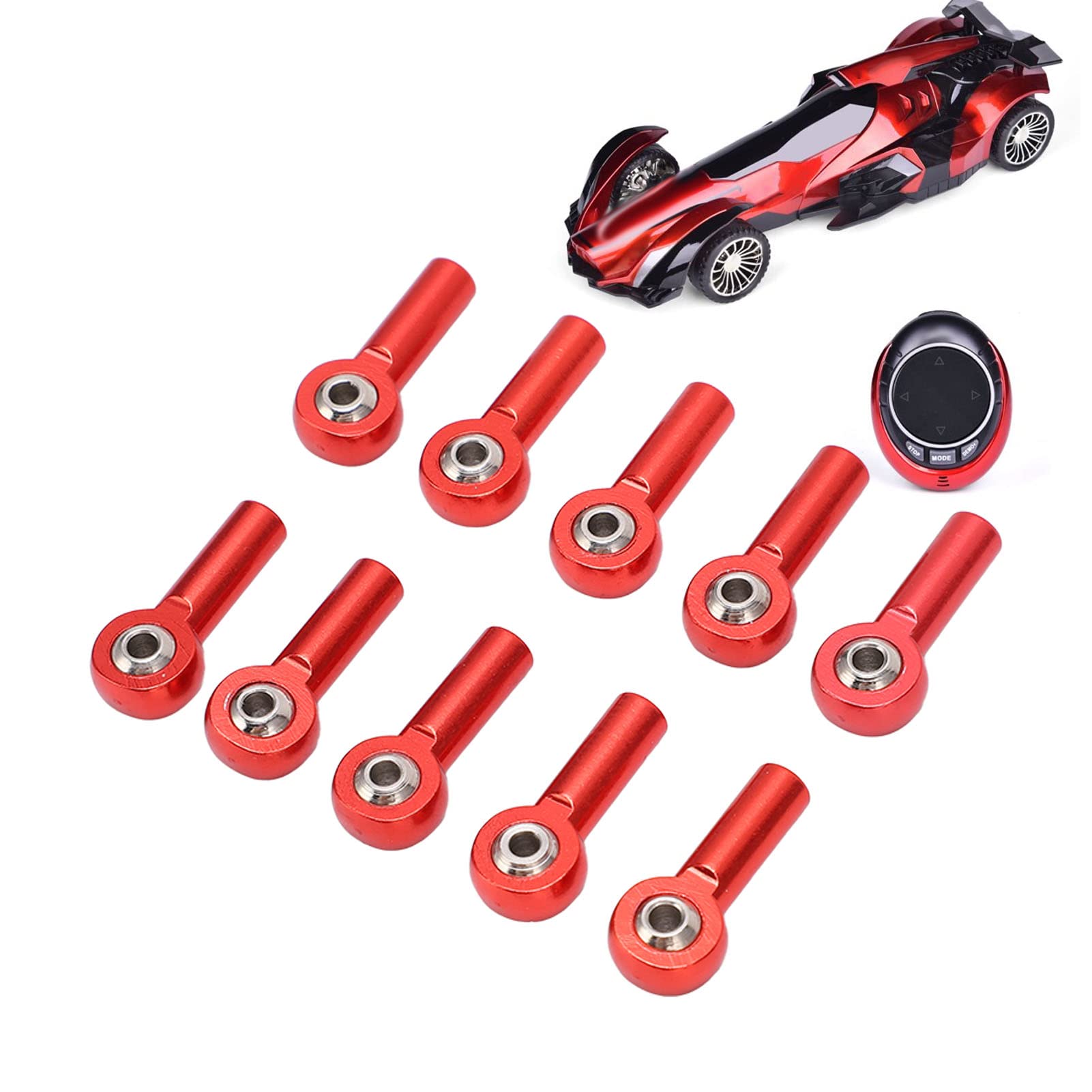 10 Snodi A Sfera M3 In Metallo Per Aste RC 1/10 – Universali