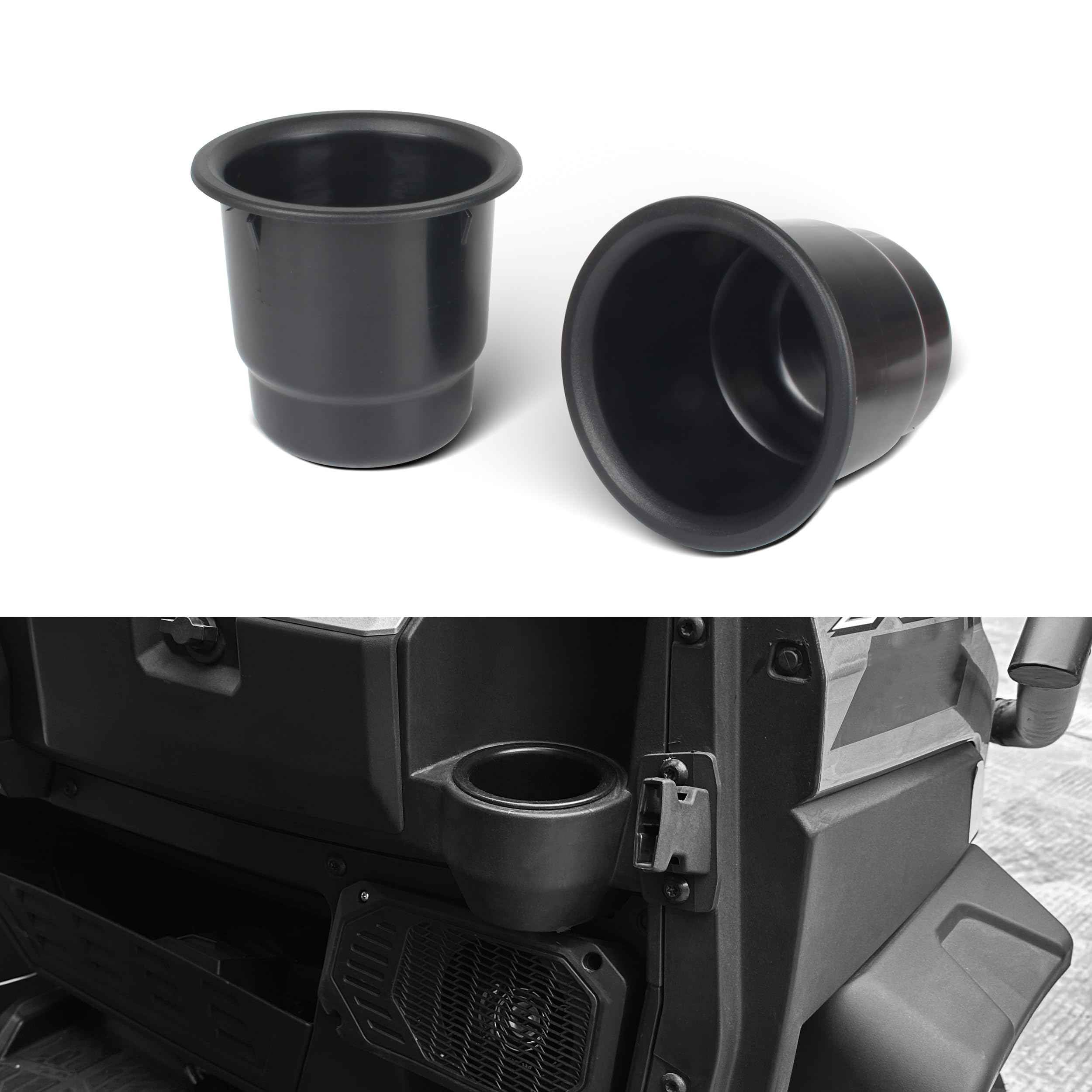 Amazon.com: CUSAUTV Cup Holder Compatible with Polaris Ranger 1000