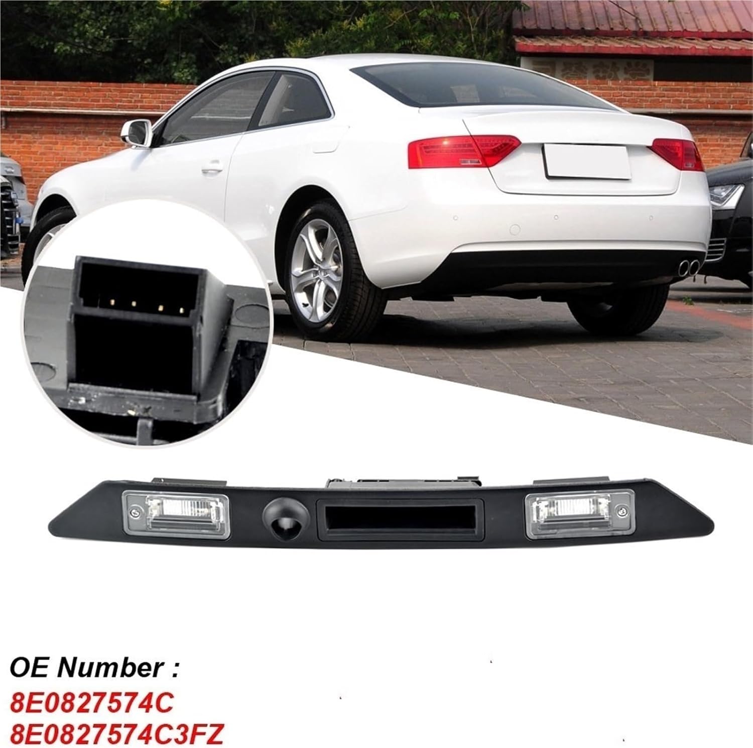Boot Lock Tailgate Car Tailgate Trunk Lid Door Switch Handle A4 S4 A5 S5 A6 S6 A8 S8 RS4 8E0827574C3FZ