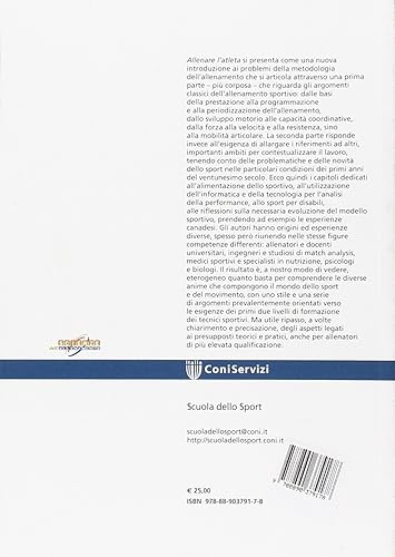 Allenare l'atleta. Manuale di metodologia dell'allenamento sportivo