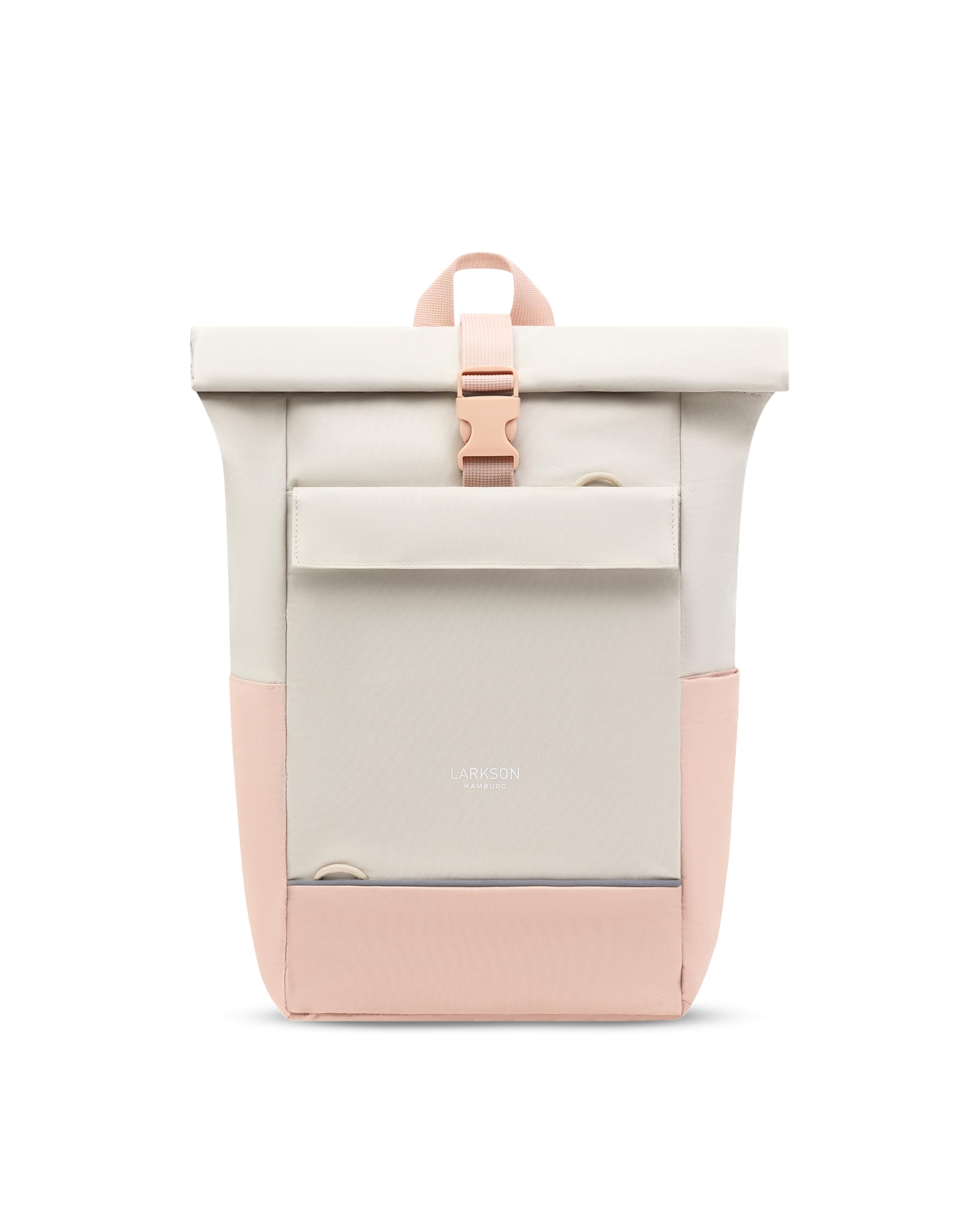 LARKSON Zainetto Asilo Bambino Rosa - Kjell - Zaino Bambina con Chiusura Roll-top e Cinturino Pettorale - Dai 4 Anni in Su - Da 8 a 10 Litri - Idrorepellente