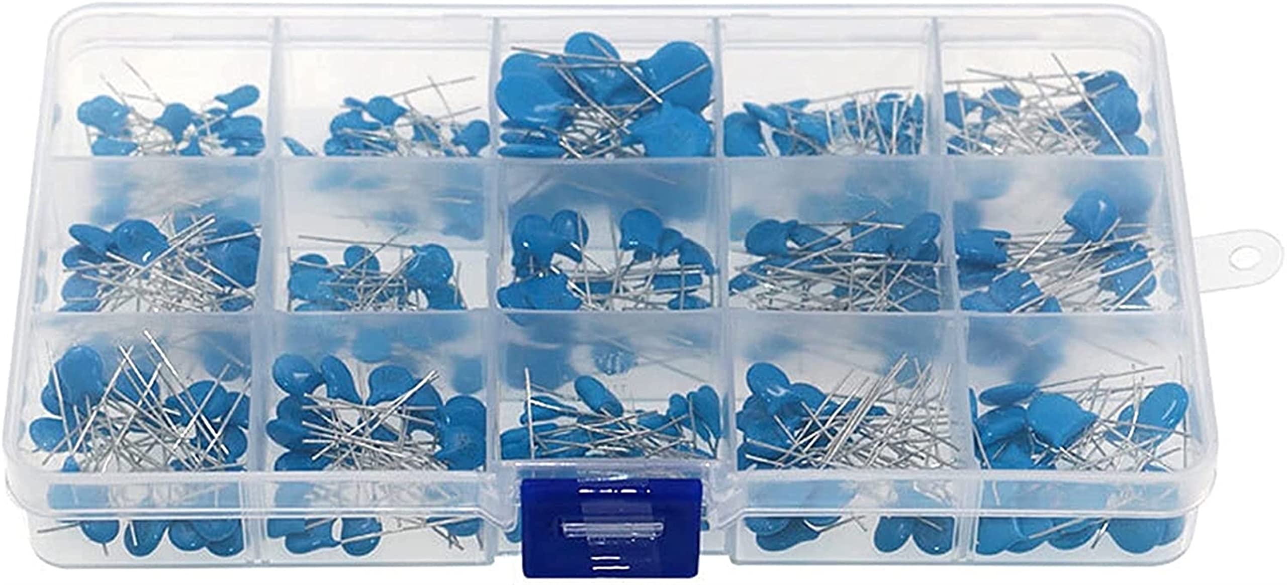 Accessori elettronici Kit condensatore 300 Pz/scatola 15 Valore x 20 pezzi 1KV 2KV 3KV Assortimento di condensatori ceramici ad alta tensione Condensatori kit assortiti RQLVZHGK