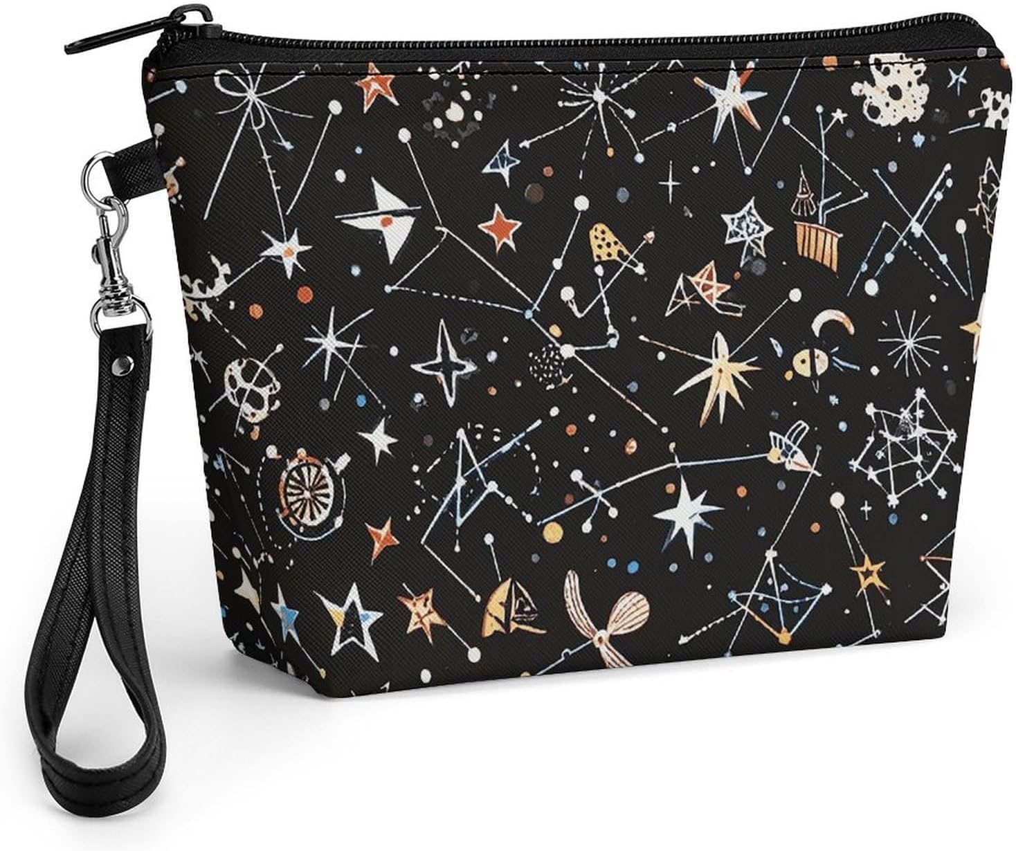 Constellation Pattern Travel Makeup Bag Large Capacity Toiletry Bag