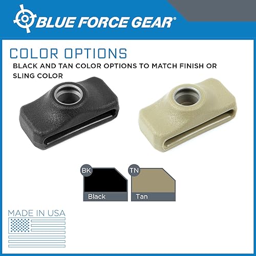 Miniatura 7 de Blue Force Gear Molded Burnsed Socket  Machined Aluminum, Molded Polymer  1 inch to 1.25 inch Webbing