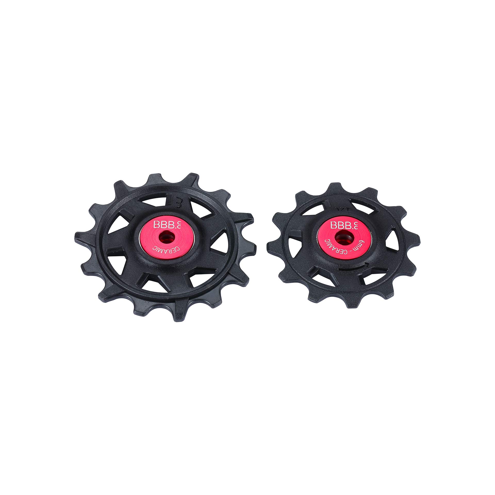 BBB Cycling Galet de Dérailleur Céramique Arrière | 12 Vitesses | Compatibles avec Système SRAM MTB | RollerBoys Céramique 12T-14T BDP-17