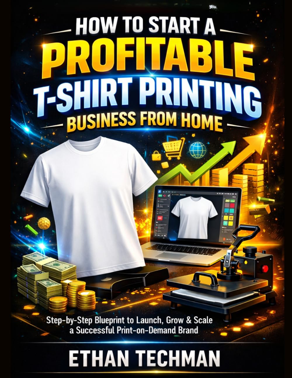 How To Start A Profitable T-Shirt Printing Business From Home: Step-by-Step Blueprint to Launch, Grow & Scale a Successful Print-on-Demand Brand (Smart Income Blueprint)
