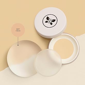 Honest Beauty Invisible Blurring Loose Powder | VEGAN | Blur, Mattify & Set Makeup, Beige, 0.56 oz