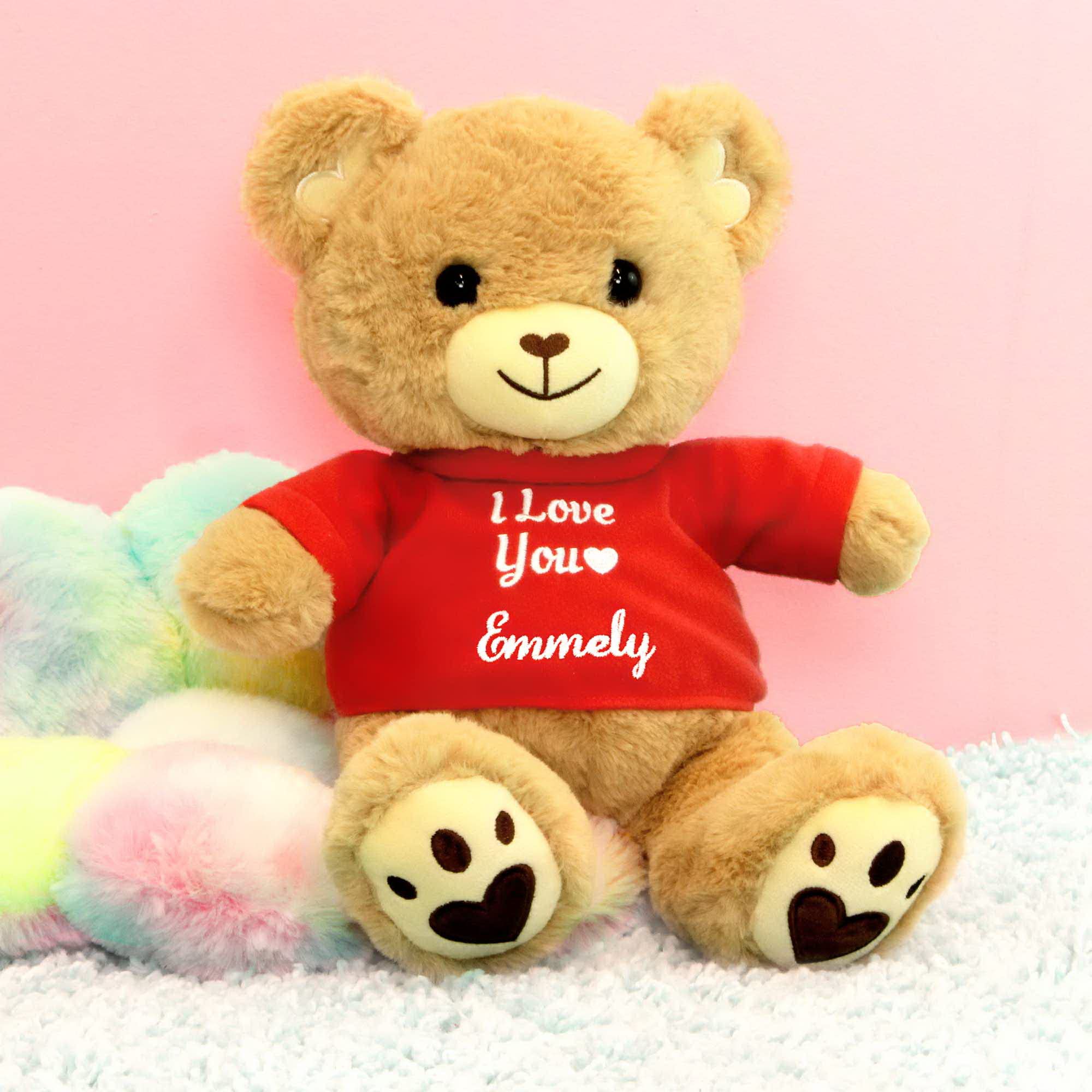 Personalized I Love You Teddy Bear atelieryuwa.ciao.jp