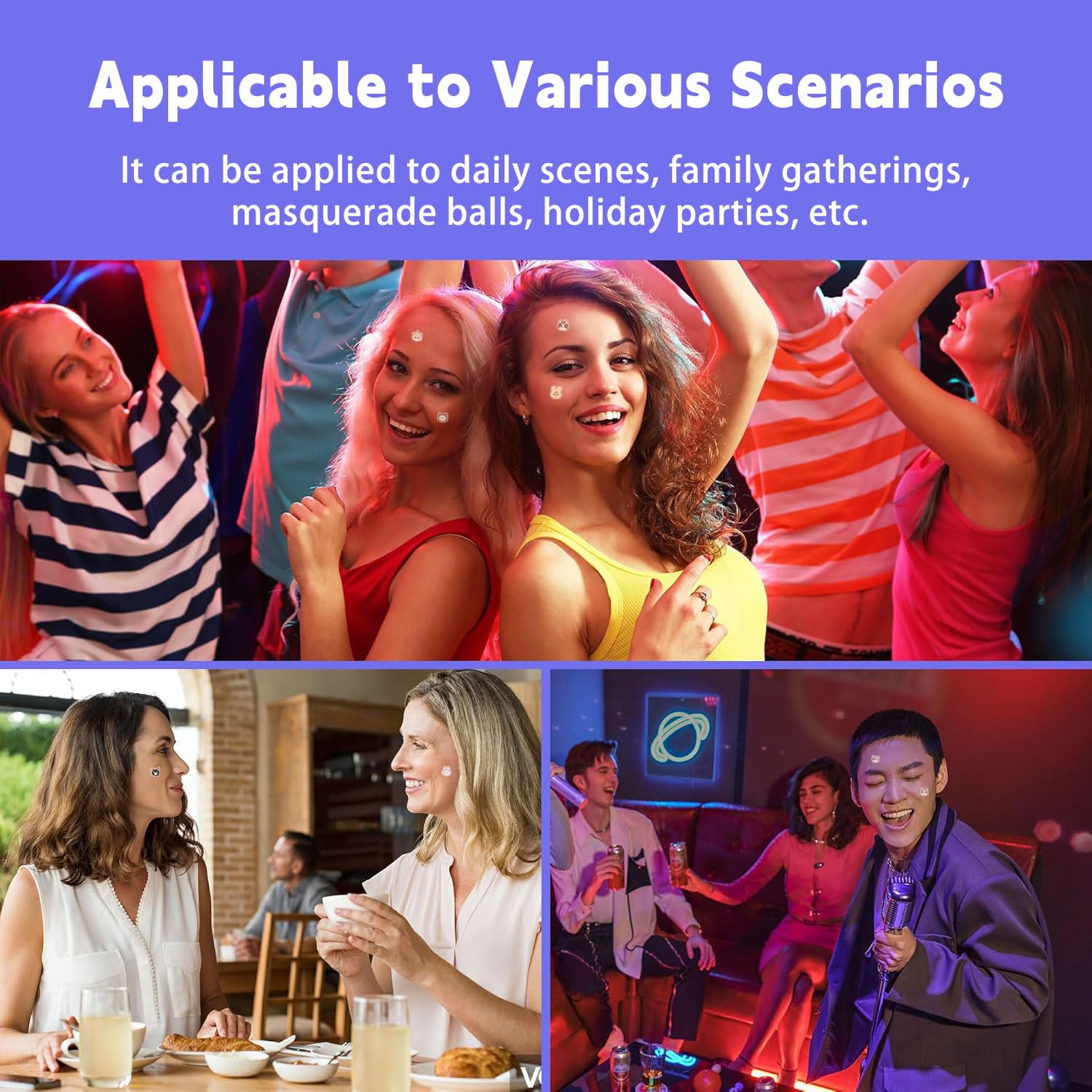 Cat Pimple Patches,Cute Pimple Patches,Acne Patches for Face, Cute Stickers,Salicylic Acid & Tea Tree, 120 Hydrocolloid Dots in 20 Colors for Face,Cute Cat Pimple Stickers - Image 6