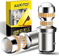 Vista 8 de AUXITO Luces direccionales LED 7443 7440 T20 7440A bombillas LED ámbar amarillo brillante 7441 7444 7444NA W21W luces LED de repuesto para luces