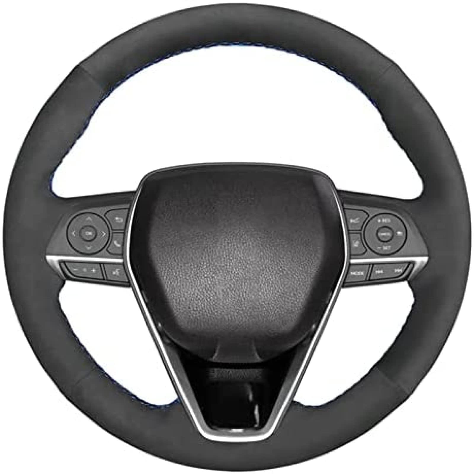 abrupt Pokrowiec na kierownicę samochodu do Toyota Avalon Camry 2018-2019, Crown 2018-2019, pokrowiec na kierownicę samochodu, oddychający, odporny na zużycie, pokrowce na kierownicę akcesoria do wnętrza samochodu