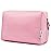 Narwey Cute Makeup Bag Travel Cosmetic Bag Organizer Toiletry Bag Make Up Bags with Compartments for Women Girls (Large, Pink)