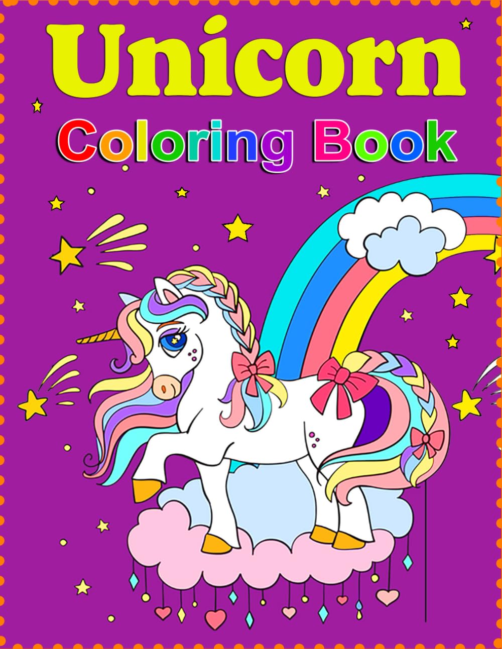 Unicorn Colouring Book, Kids, Toddler, gift, for her, Christmas, birthday (Kids Colouring Books)