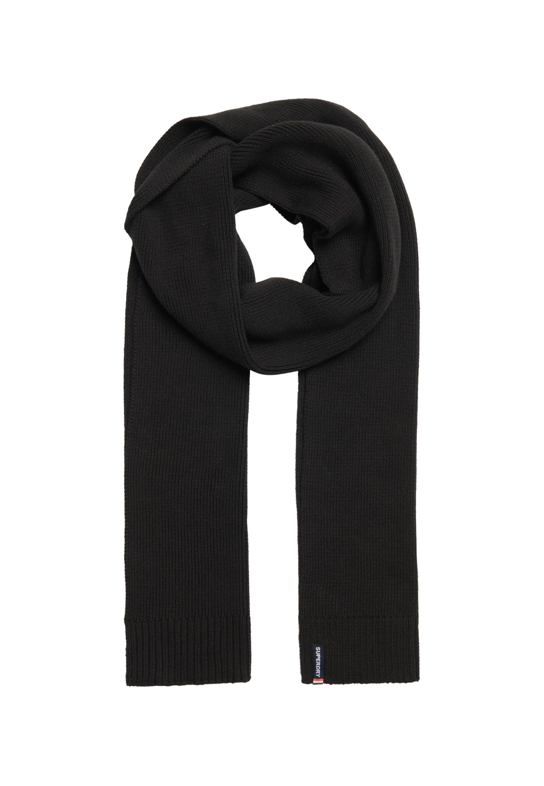 Superdry Women's Noir ’S Knitted Scarf Essential