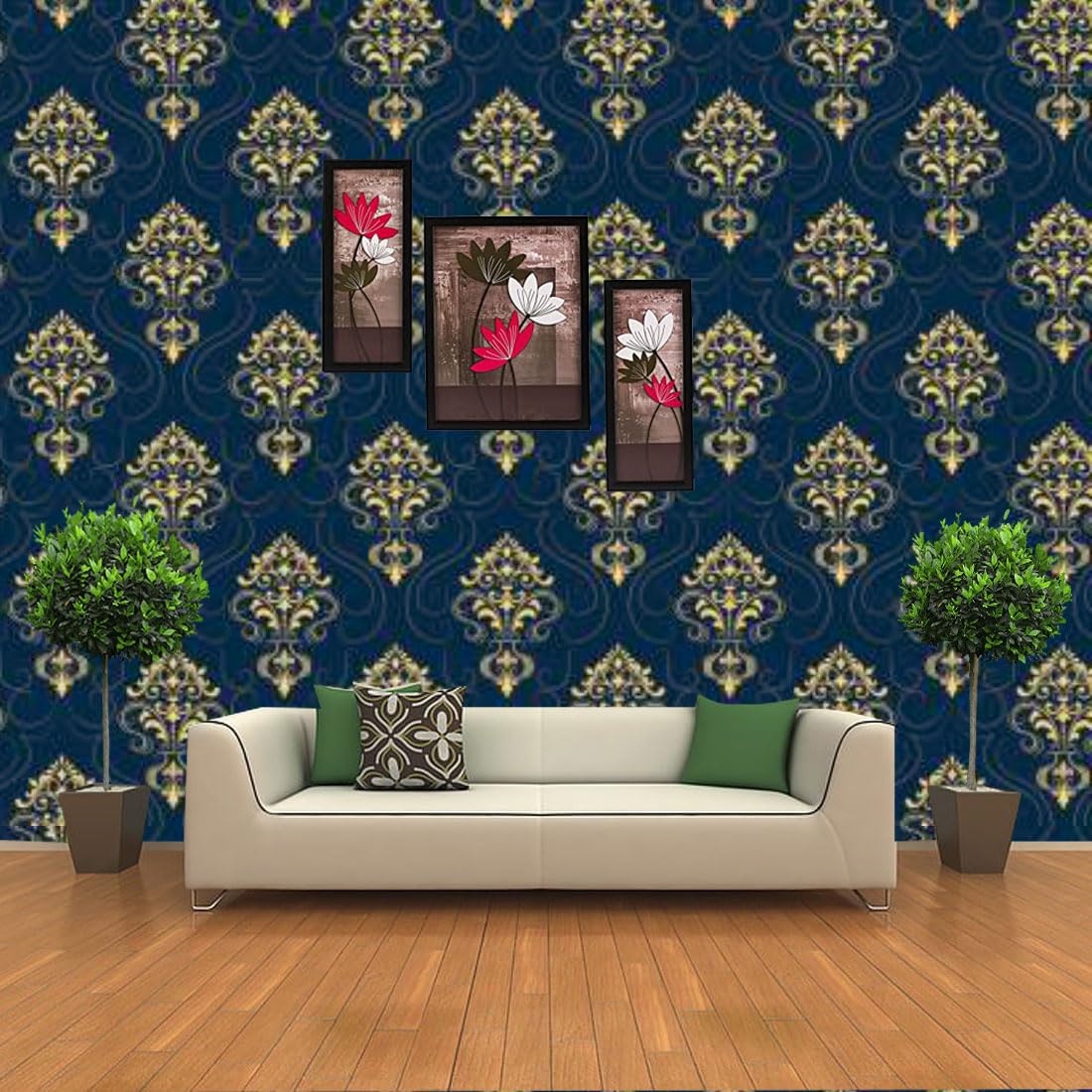 DIGITAL WORLD Wall Stickers Wallpaper Butterfly DIY Decal 3D Frames PVC DIY Self Adhesive, Active Color Navy Blue (Pack of 1). (325x40) (B0CC62Z717) Amazon Price History, Amazon Price Tracker