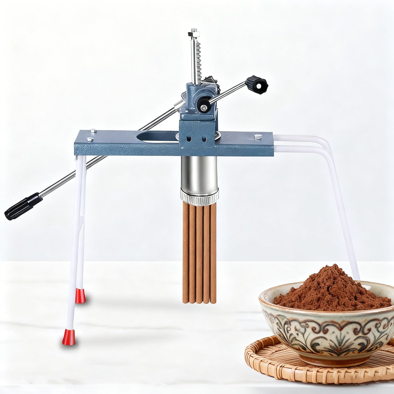 Máquina para hacer incienso casero con moldes de extrusión manual para resinas y fragancias