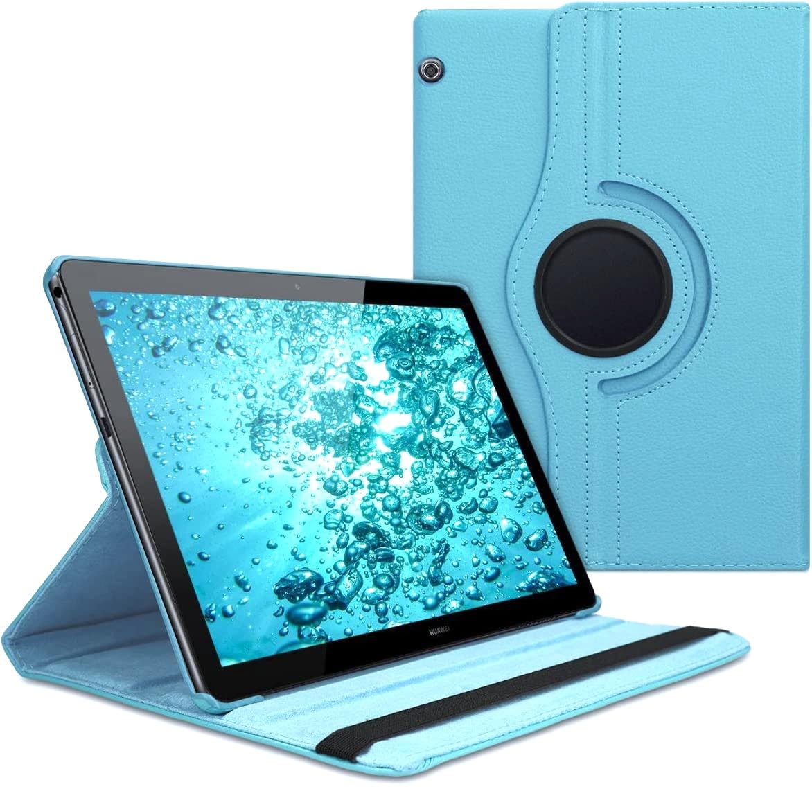 3-Folding Leather Case For Huawei MediaPad T5, 10-inch Folio PU - View #3