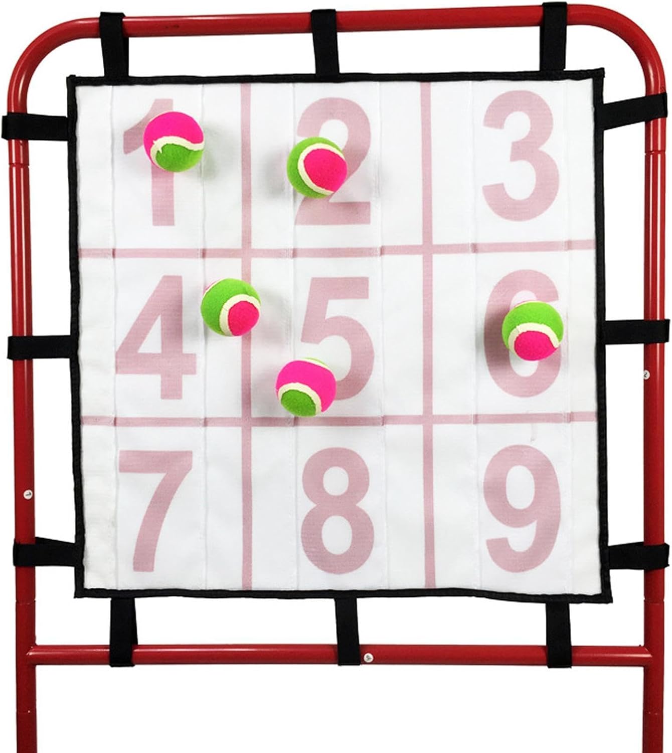 Softball Baseball Pitching Hitting Target Net 9 Pocket Numbered for
