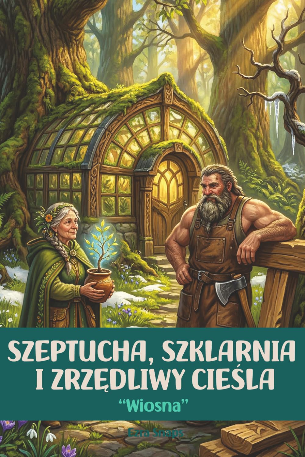 Szeptucha, Szklarnia i Zrzędliwy Cieśla: Wiosna: Słowiańskie cozy fantasy. Magia ziół, twarde rzemiosło i budowanie życia od nowa. Tom 1