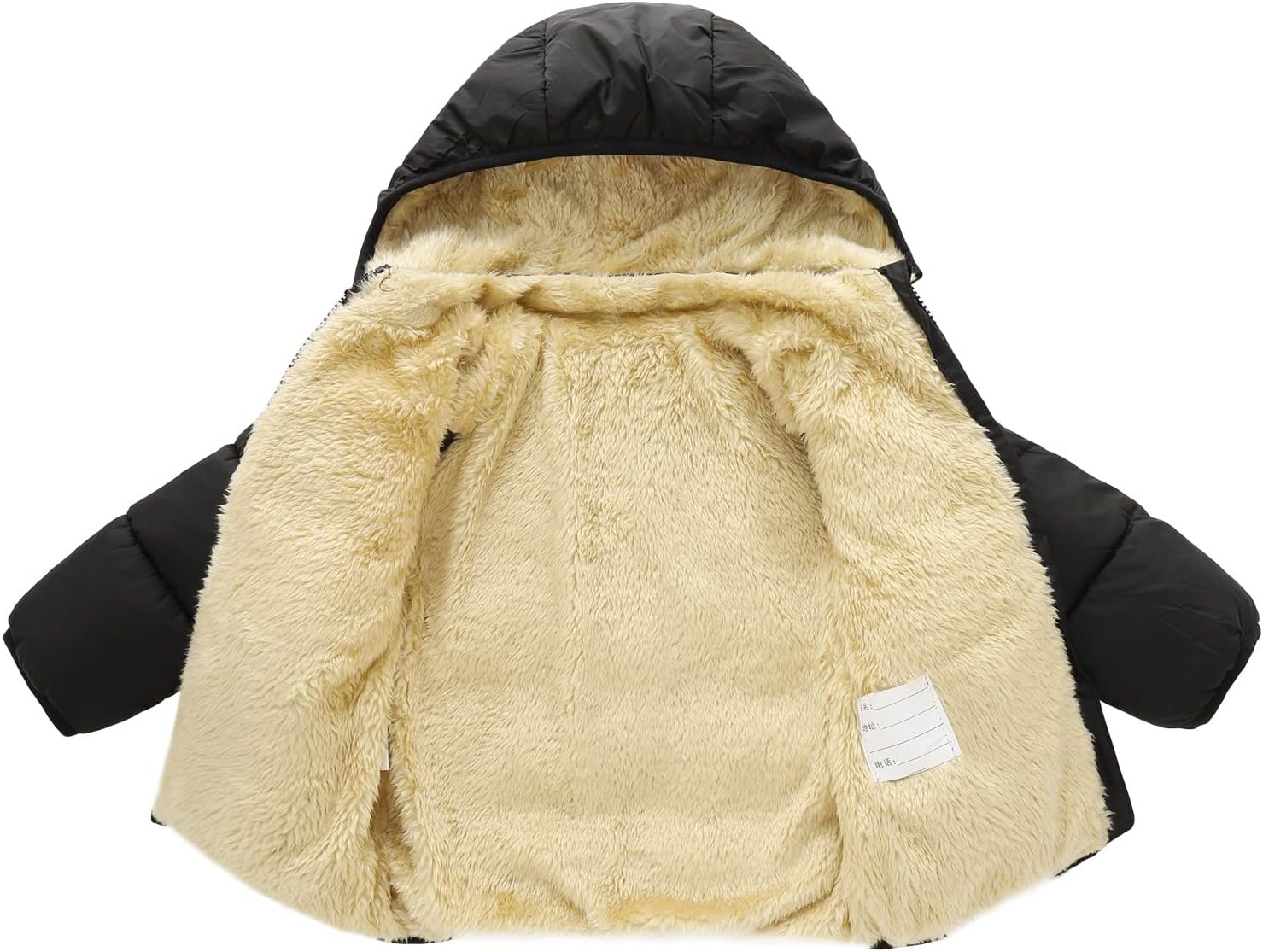 Toddler Winter Jacket Baby Boy Coat Light Boys Coats Girls Snow Fleece Jackets - Image 3