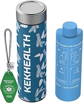 KEKHEALTH 60H Insulin Cooler Travel Case, Insulin Pens Case, Medicine Cool Bag with QR Medical Travel Tag, EpiPen Carry Case Diabetic Travel Kits with Biogel Ice Pack, TSA Approved(Hazel)