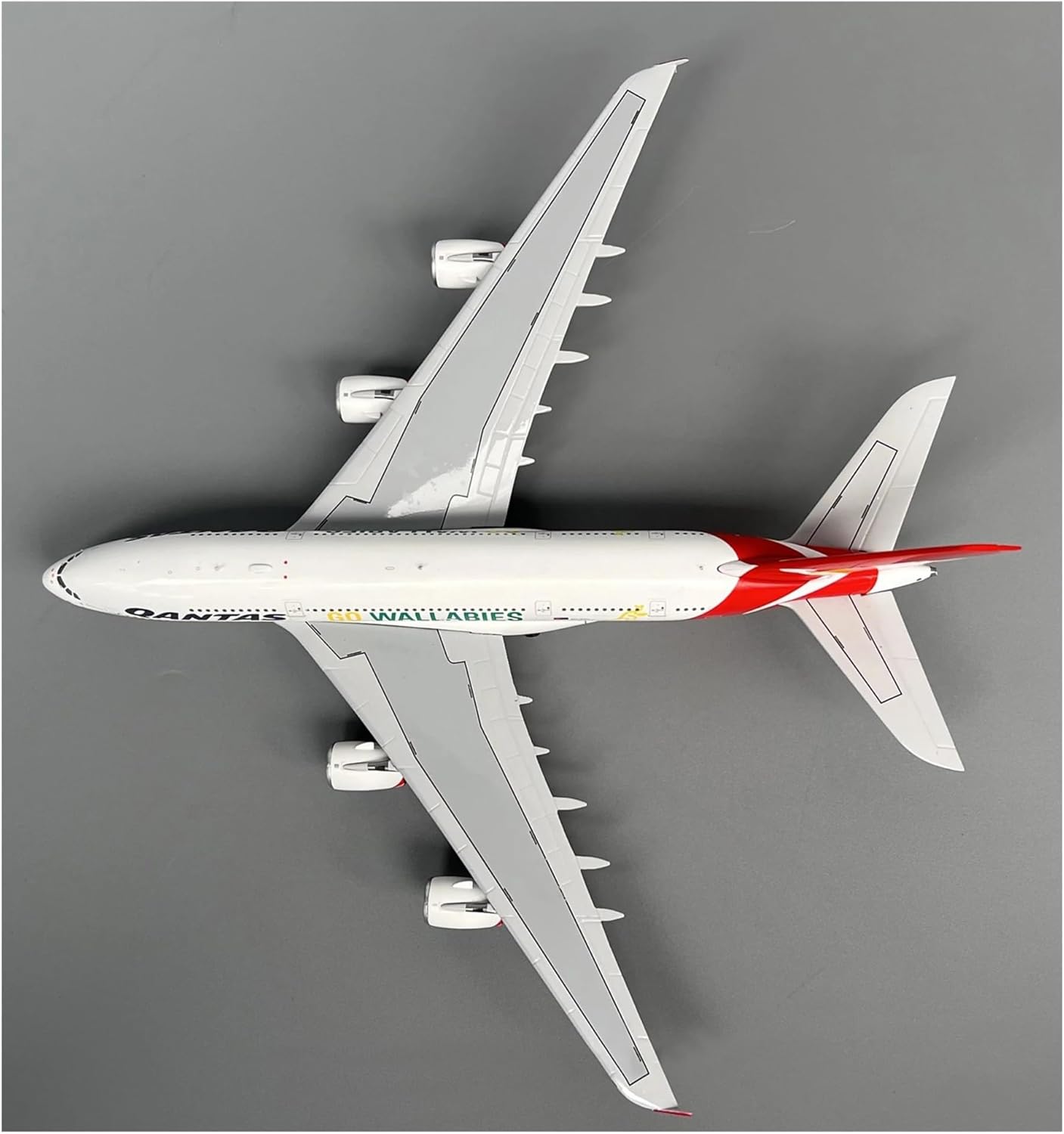 Diecast Plane Model 1：400 Scale for A380 VH-OQH Alloy Aircraft Model Static Finished Product Faux Decorations