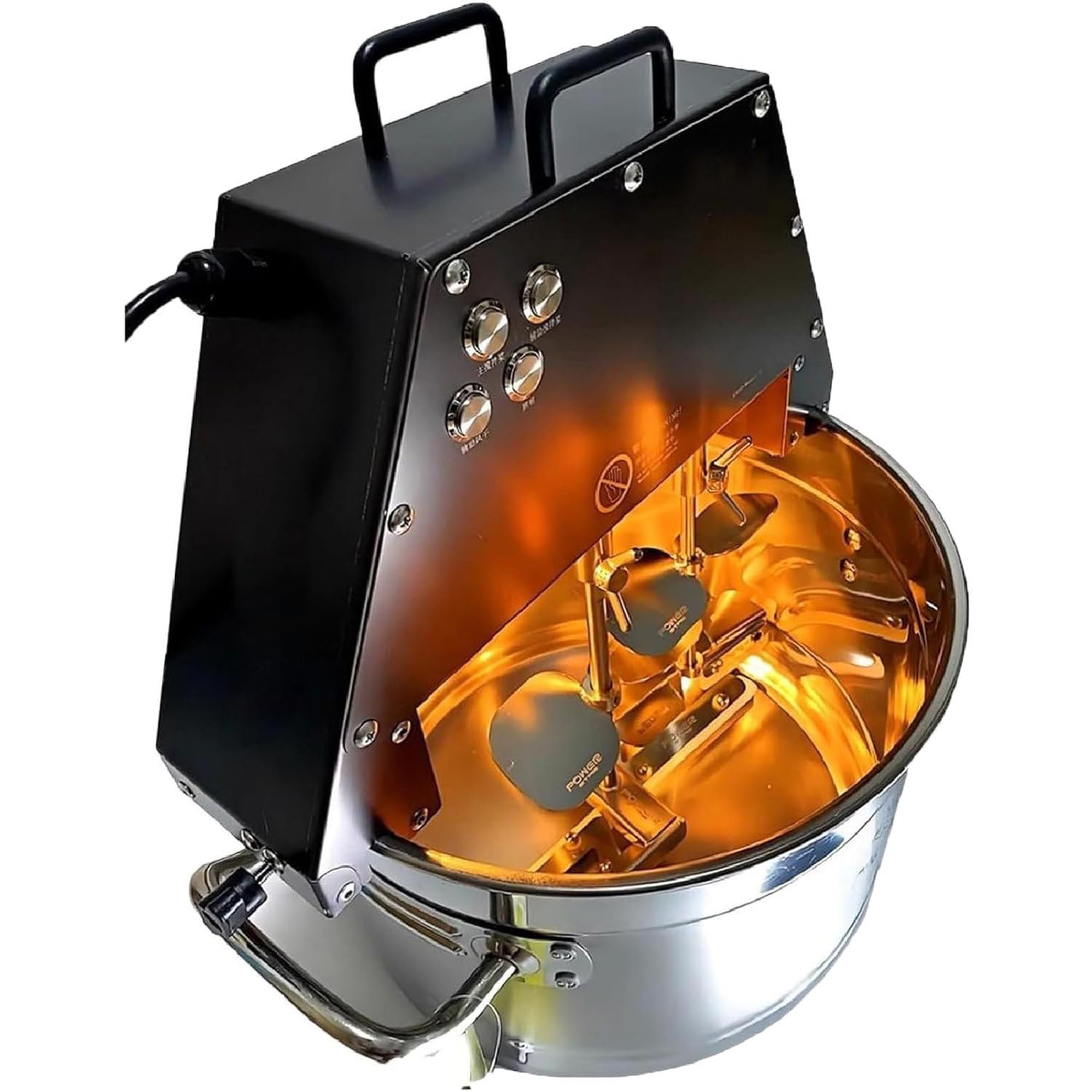 Agitatore automatico per pentole, 10 l, miscelatore elettrico per alimenti, in acciaio inox, per uso commerciale, ideale per condimenti e cottura