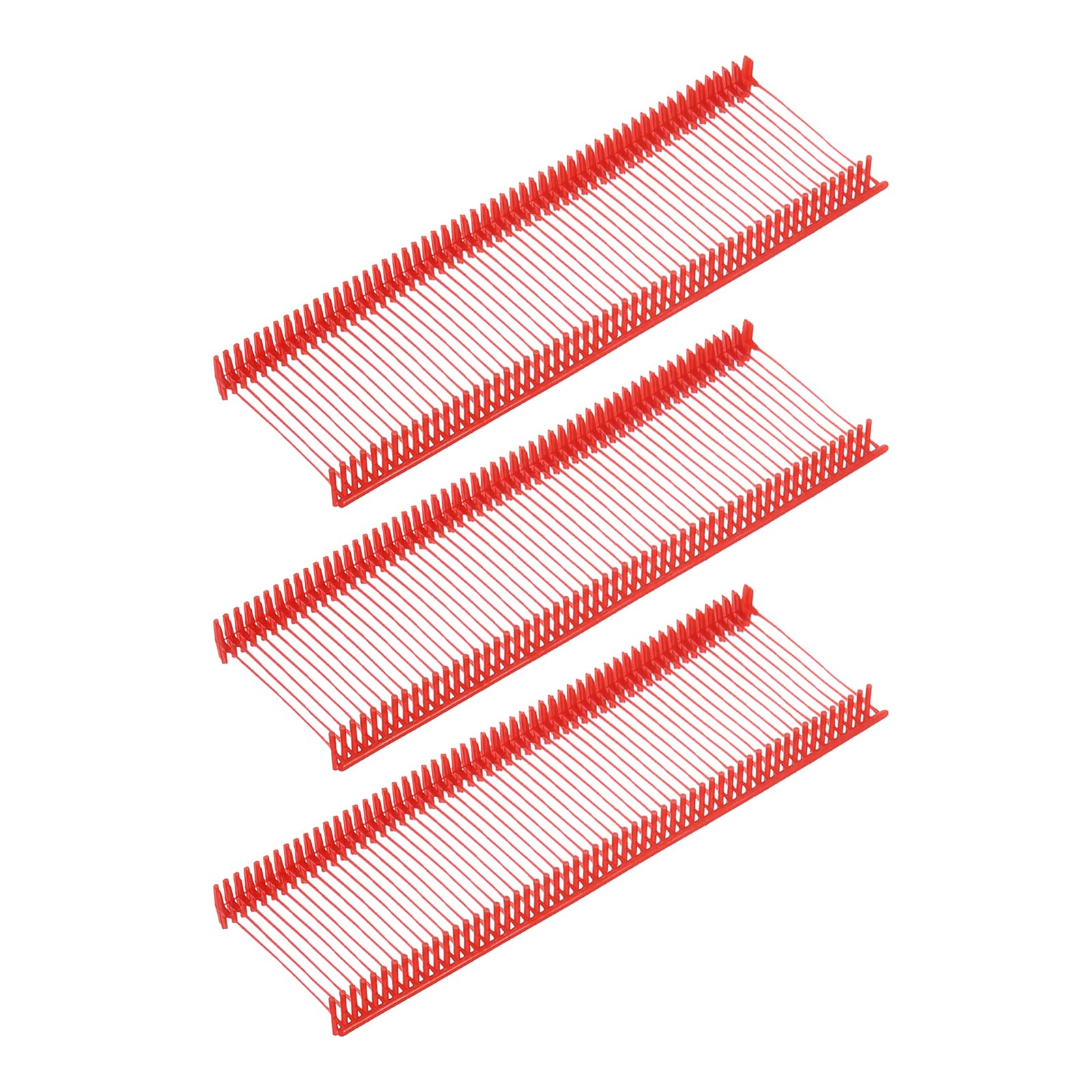 uxcell 3000pcs Standard Tagging Gun Fasteners 25mm Tagging Barbs Pins PP Plastic Tag for Price Tagging Gun, Clothing Tags Gun Attachments for Clothes Bag Fabric, Red