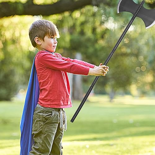 Miniatura 5 de Decoraciones de Halloween simuladas de doble cara hacha de mano hacha hacha juguetes de Halloween, accesorios de Halloween, juguete de hacha de