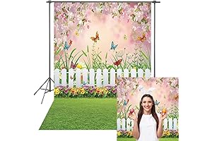 Celebrate Easter with INRUI's Captivating Spring Garden Photography Backdrop