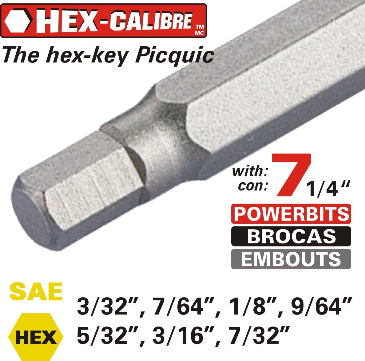 Picquic 88151 Picquic HEX-CALIBRE (SAE), process Yellow Opaque