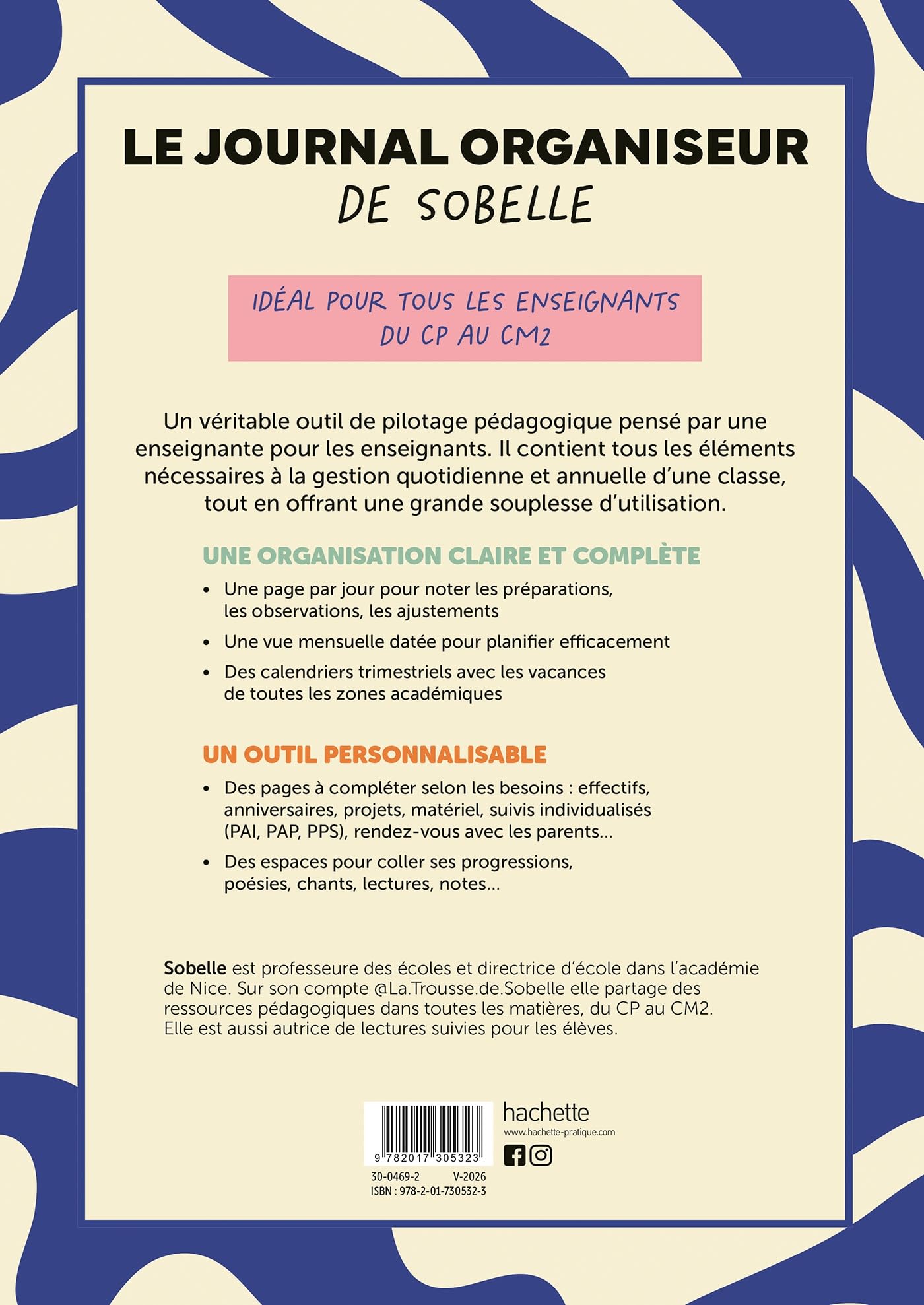 Le Journal organiseur des profs des écoles 2026/2027
