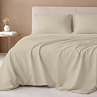 Vista 13 de California Design Den Juego de sábanas de lujo Twin XL - 100% algodón, 600 hilos, sábanas Twin XL de bolsillo profundo, ropa de cama suave