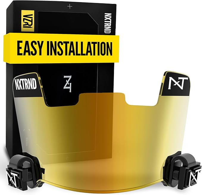 Nxtrnd VZR1 Football Visor, Flat Lens Technology, Fits Adult &