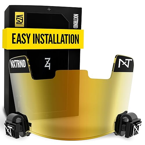 Nxtrnd VZR1 Football Visor, Flat Lens Technology, Fits Adult &