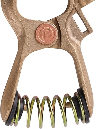 Miniatura 6 de Abrazadera de tierra de soldadura estilo T Abrazadera de tierra de soldadura de latón de 300 amperios para aplicaciones de soldadura - Soldador